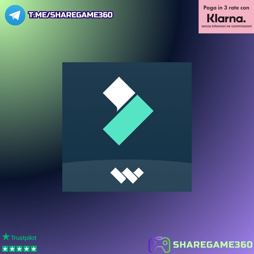 Wondershare Filmora 15 Video Editor (PC) (1 Dispositivo, 1 anno) - Account