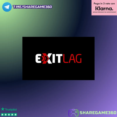 ExitLag Key 1 Mese | Riduzione Ping Gaming | ShareGame360