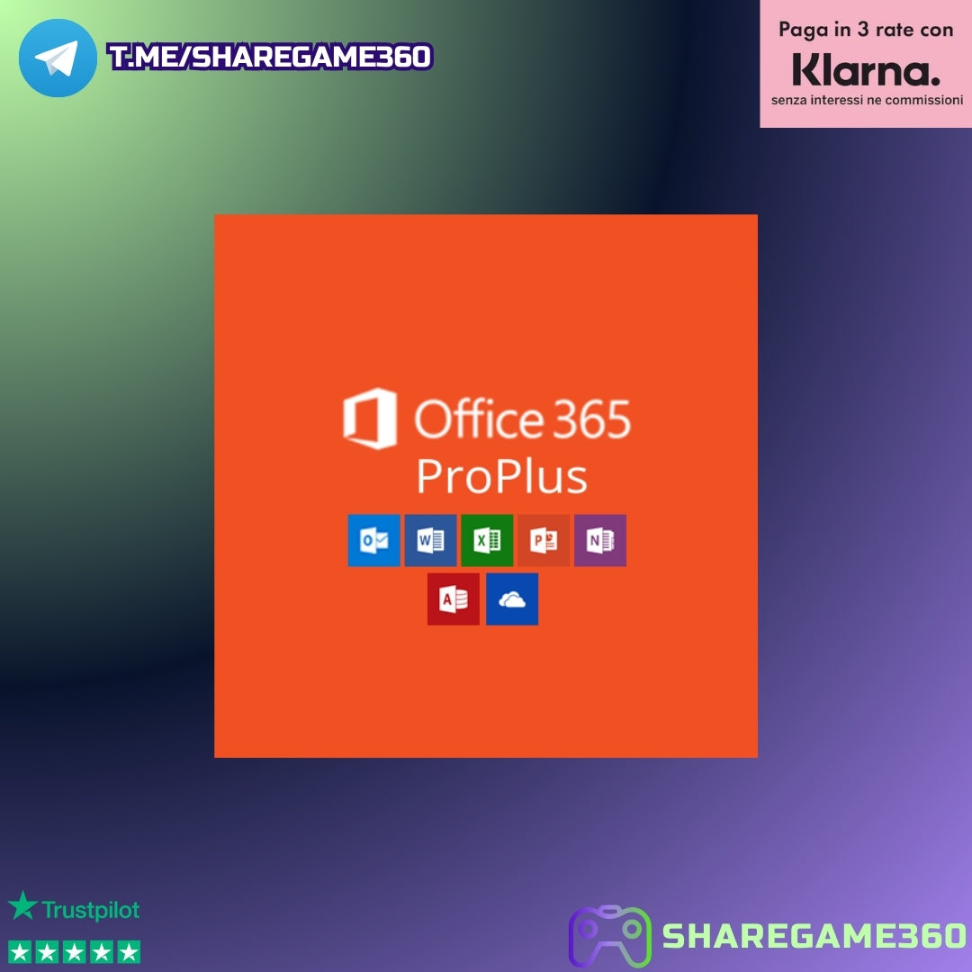 Microsoft Office 365 Pro Plus 12 Mesi