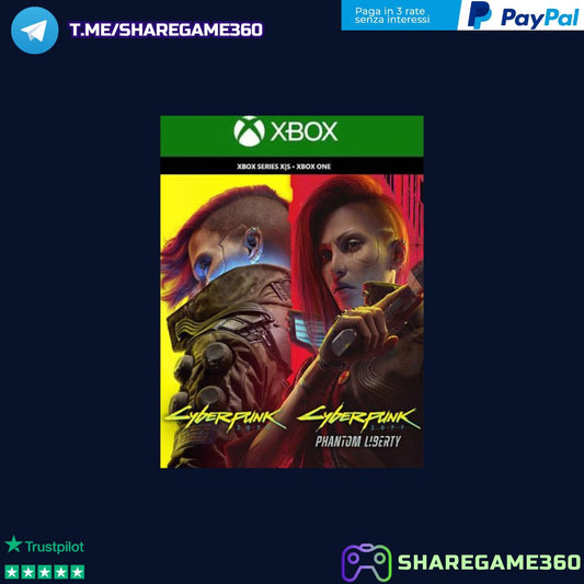 Pacchetto Cyberpunk 2077 & Phantom Liberty [Account Xbox One - Xbox Series X/S]