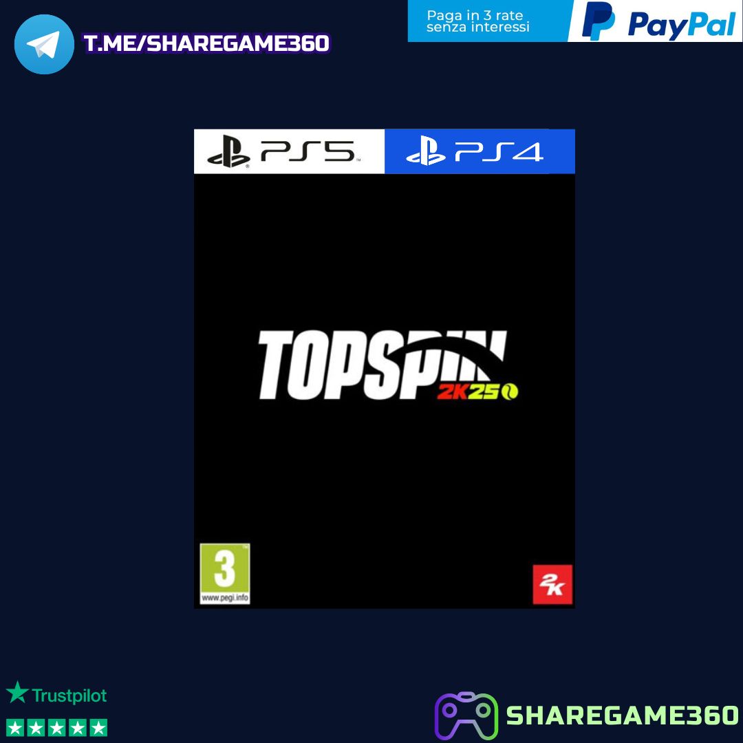 TopSpin 2k25 Edizione Cross-Gen [Account PS4-PS5]