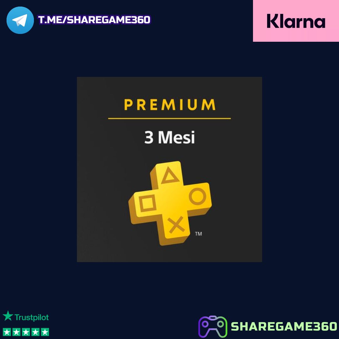 Abbonamento PlayStation Plus Essential - Extra - Premium 80-90 Giorni - 11/12 Mesi Account PS4-PS5 [NO CODICE]