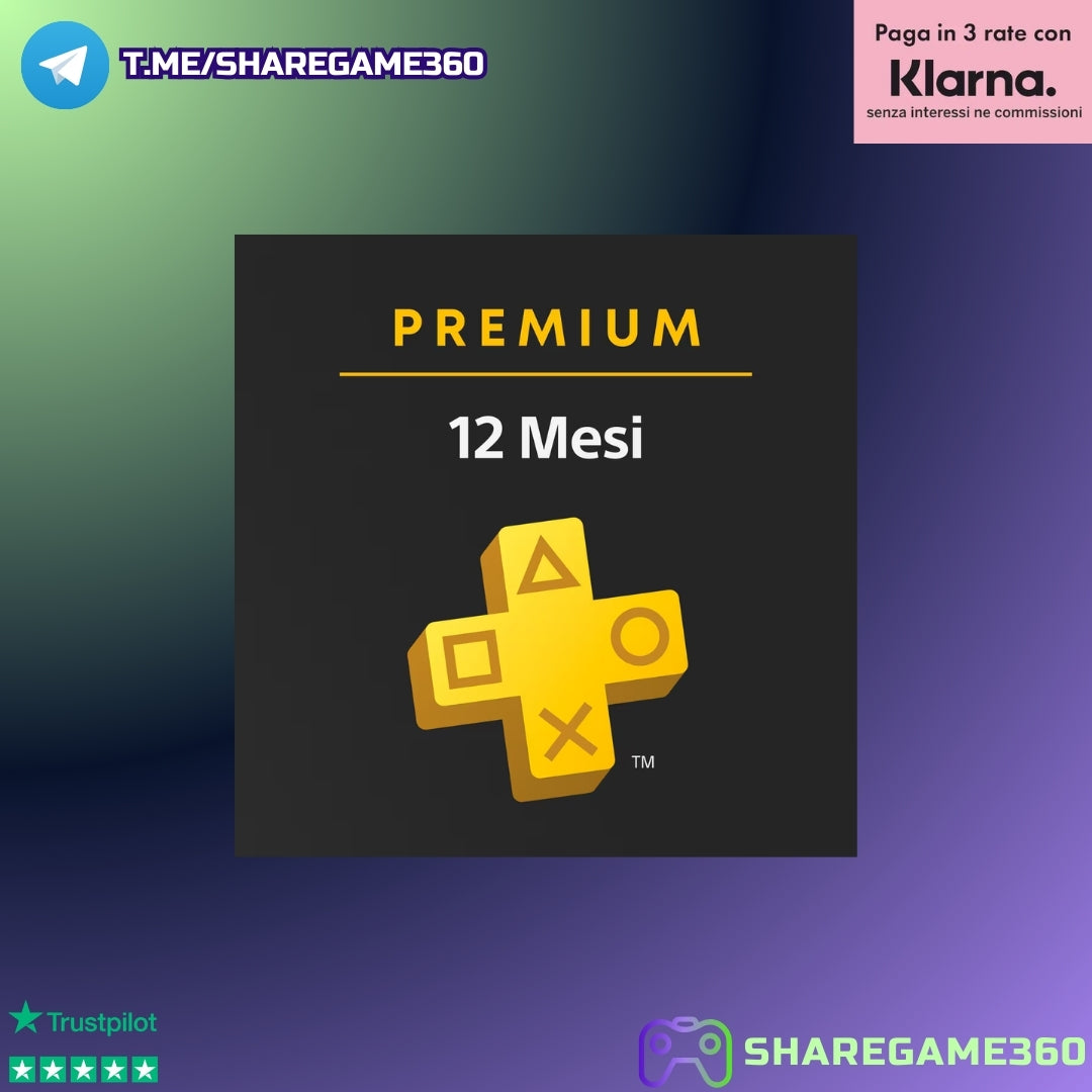 Abbonamento PlayStation Plus Essential - Extra - Premium 11/12 Mesi Account PS4-PS5 [NO CODICE]