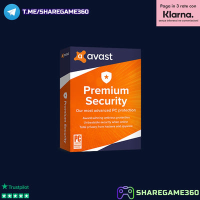 AVAST Premium Security 2025 [Key 12 Mesi PC]