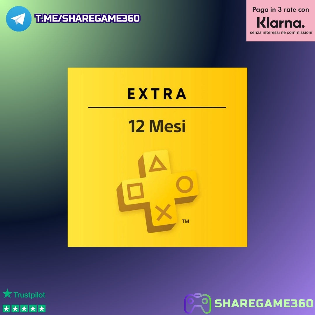 Abbonamento PlayStation Plus Essential - Extra - Premium 11/12 Mesi Account PS4-PS5 [NO CODICE]