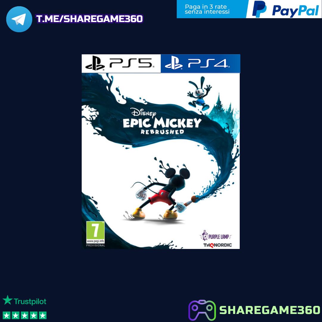 Disney Epic Mickey: Rebrushed [Account PS4-PS5]