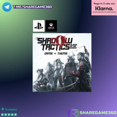 Shadow Tactics: Blades of the Shogun [Account PS5 e Xbox Series X/S]