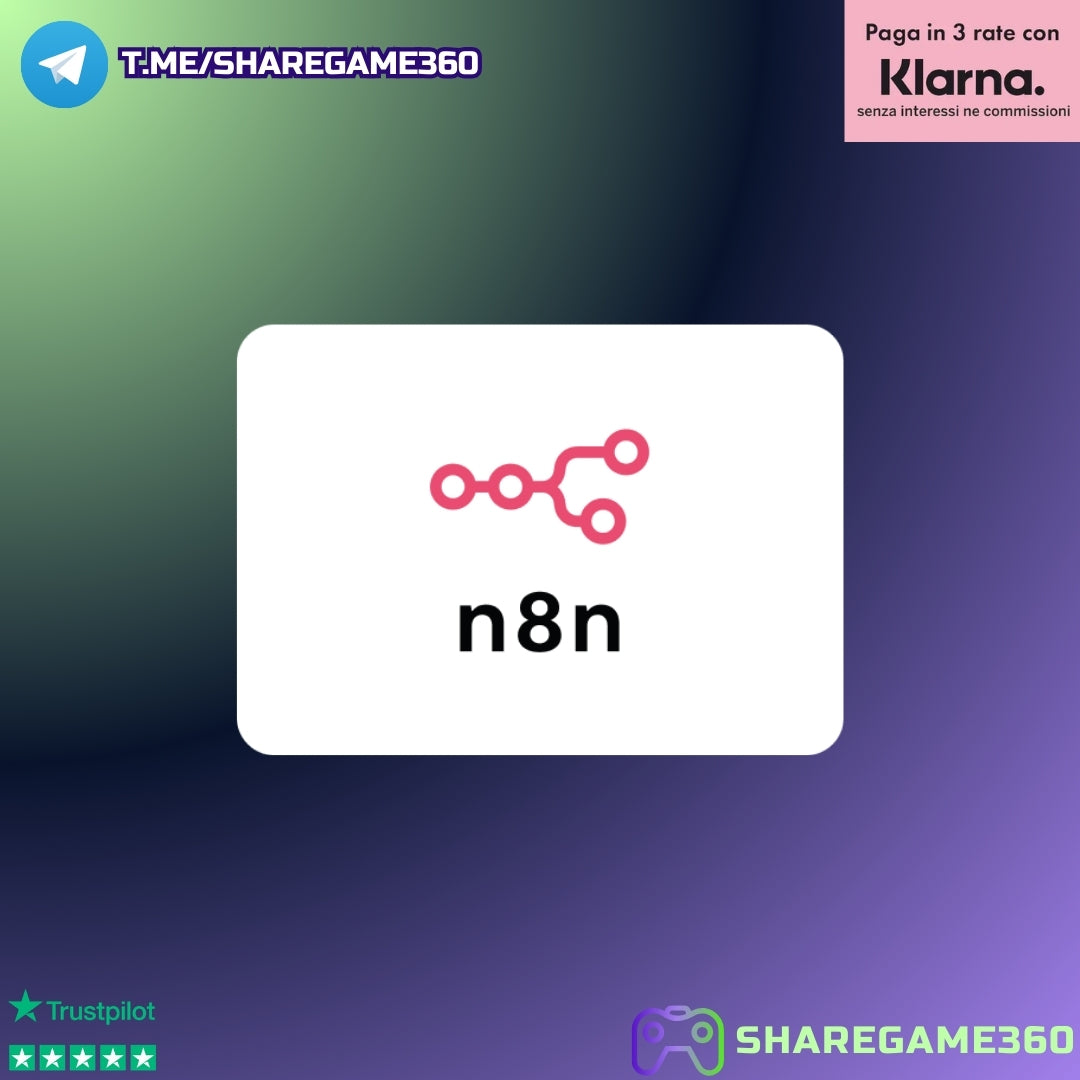 N8n Subscription Starter [KEY 12 Mesi]