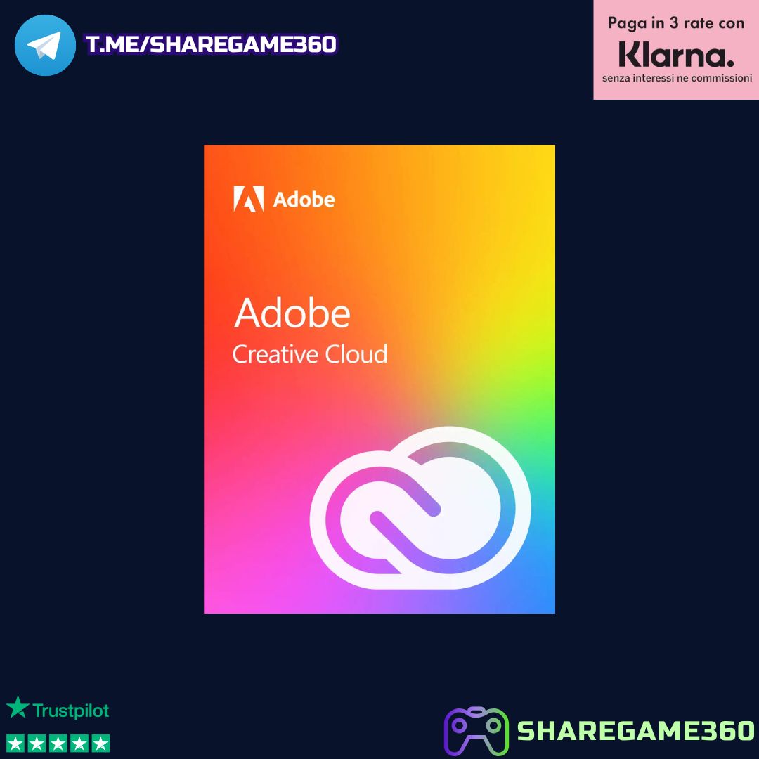 Adobe Creative Cloud Pro [KEY 1 Mese]