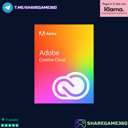 Adobe Creative Cloud Pro [KEY 1 Mese]