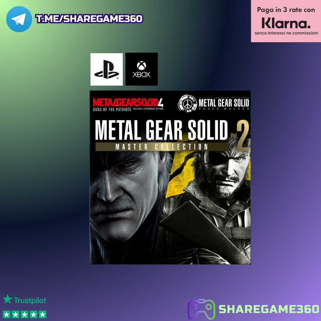 Noleggio Metal Gear Solid: Master Collection VOL.2 [Account PS5-Xbox Series X/S]