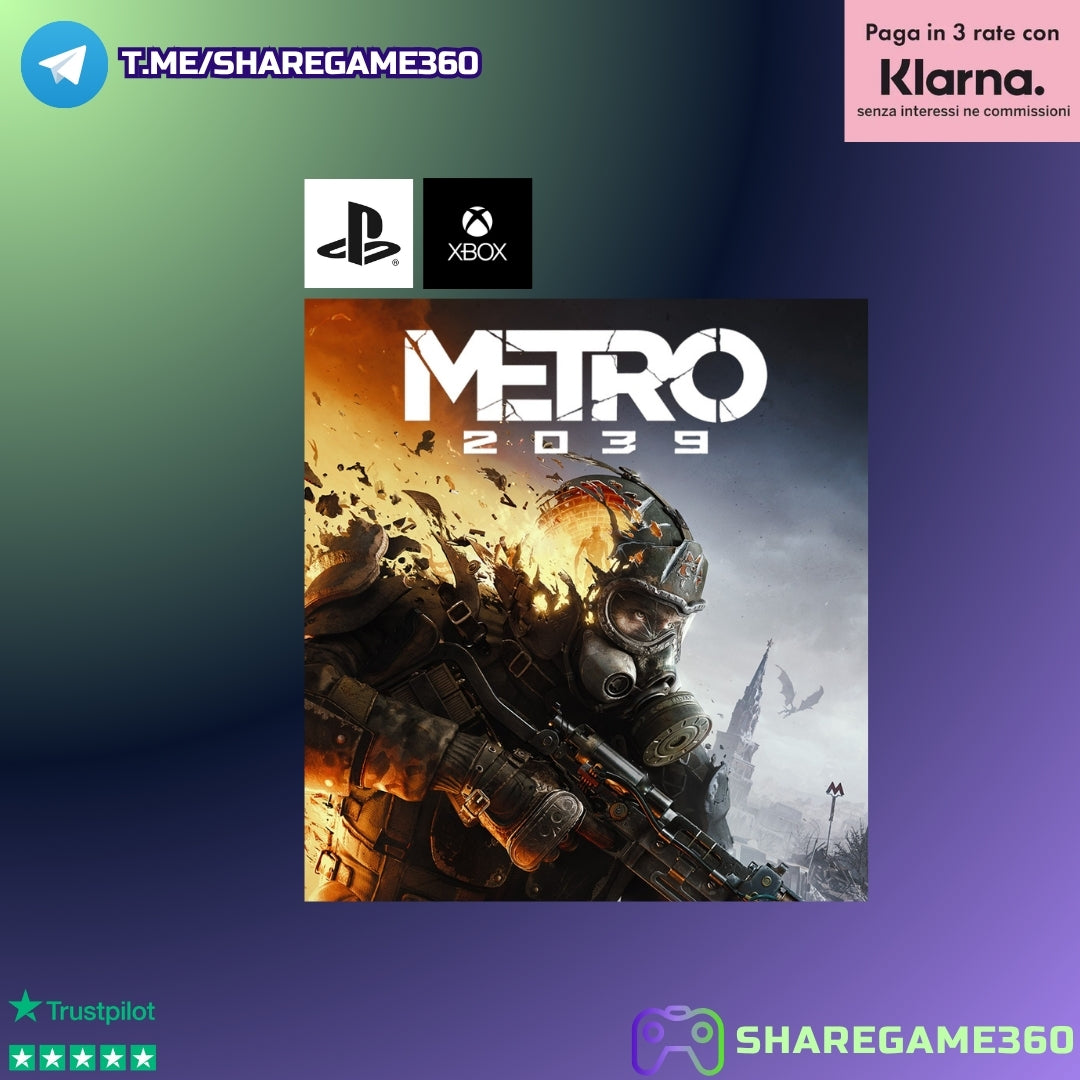 [PREORDER] Metro 2039 [Account PS5-Xbox Series X/S]