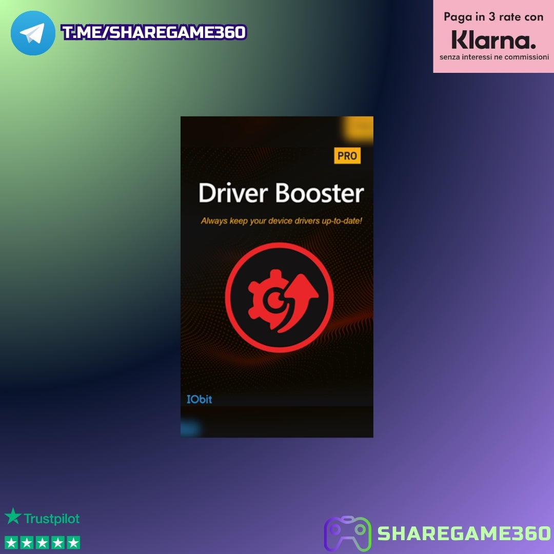 IObit Driver Booster 13 Pro [Key 12 Mesi]