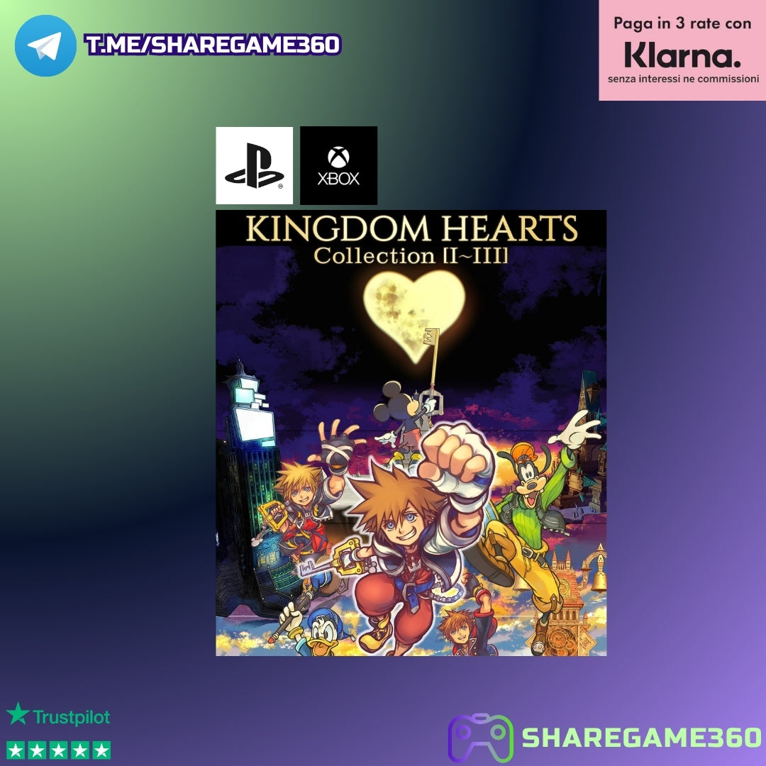 [PREORDER] Kingdom Hearts Collection [I-III] [Account PS5-Xbox Series X/S]