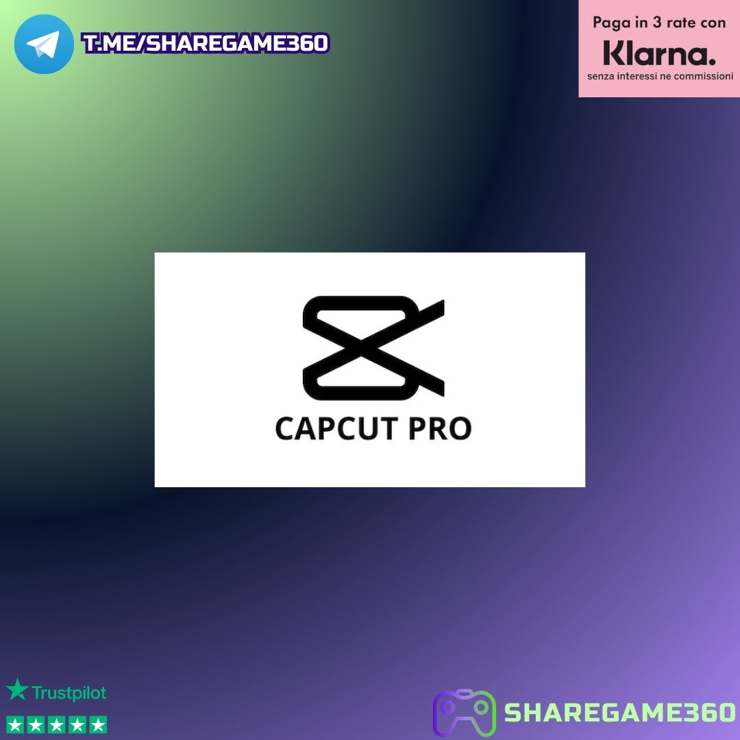 CapCut PRO 3-5-12 Mesi [Account] – Abbonamento Premium Digitale
