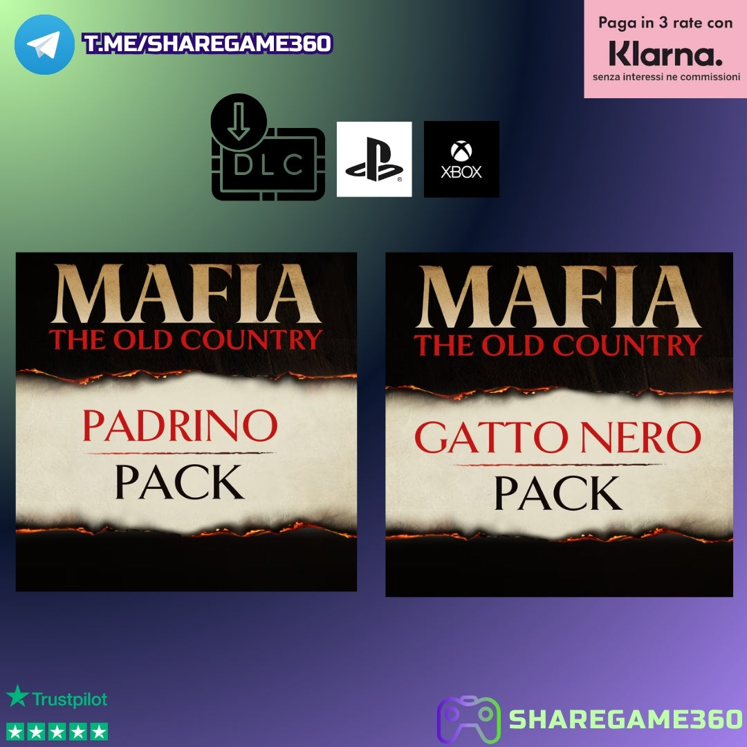 [DLC] Mafia Terra Madre: Pacchetto Padrino + Gatto Nero Pack [Account PS5-Xbox Series X/S]