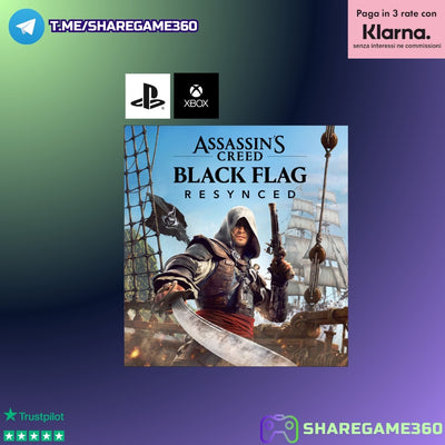 Noleggio Assassin's Creed Black Flag Resynced [Account PS5 - Xbox Series X/S]
