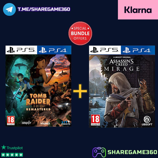 Tomb Raider I - III Remastered + Assasin's Creed Mirage